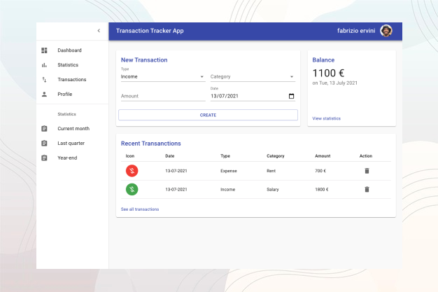 Transaction Tracker